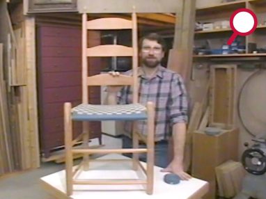 Ladder Back Chair with Norm Abram