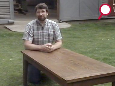 Oak Coffee Table with Norm Abram