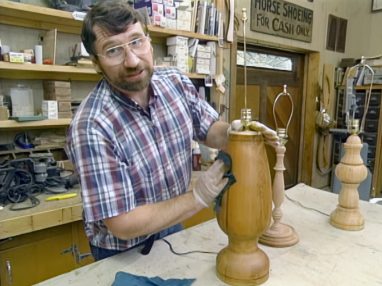 Three Turned Table Lamps with Norm Abram