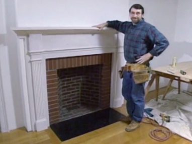 Fireplace Mantle with Norm Abram